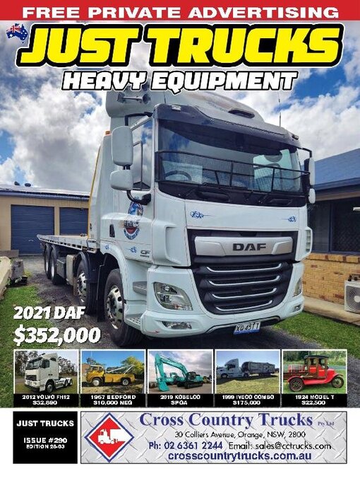 Title details for Just Trucks & Heavy Equipment by JUST AUTO Classifieds Pty Ltd - Available